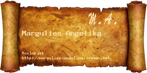 Margulies Angelika névjegykártya